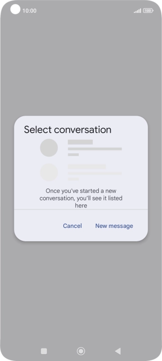 Press New message.