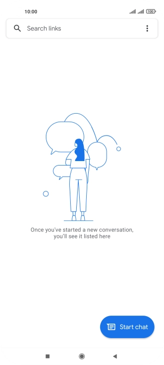 Press Start chat.