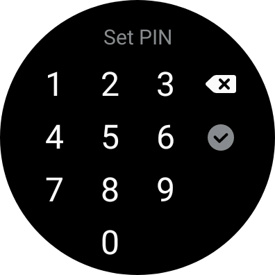 Key in the required PIN and follow the instructions on the screen to create a PIN as lock code. Key in the required PIN and follow the instructions on the screen to create a PIN as lock code.