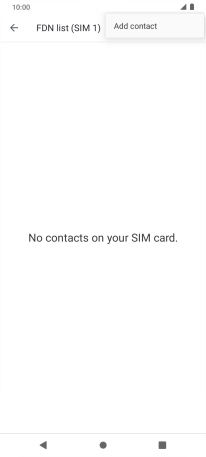 Press Add contact. Press Add contact.