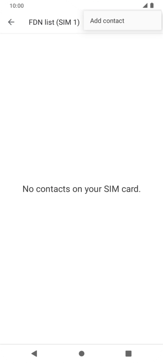 Press Add contact. Press Add contact.