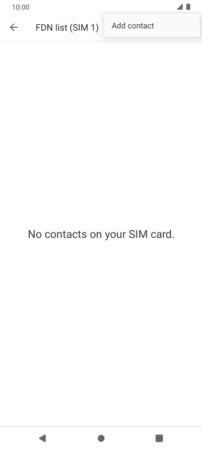 Press Add contact. Press Add contact.