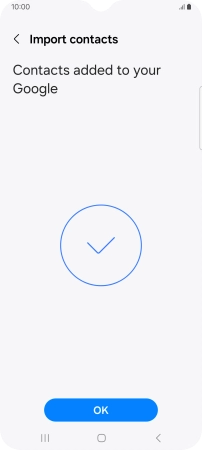 Press OK. Press OK.