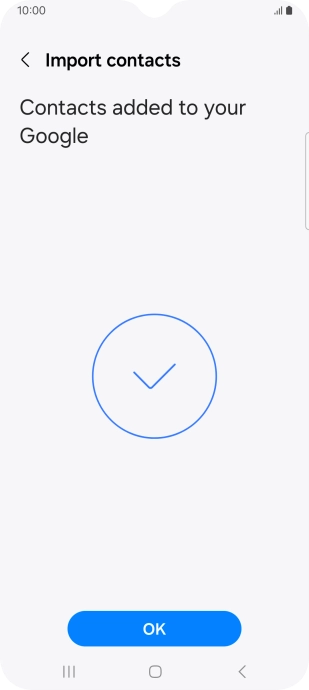 Press OK. Press OK.