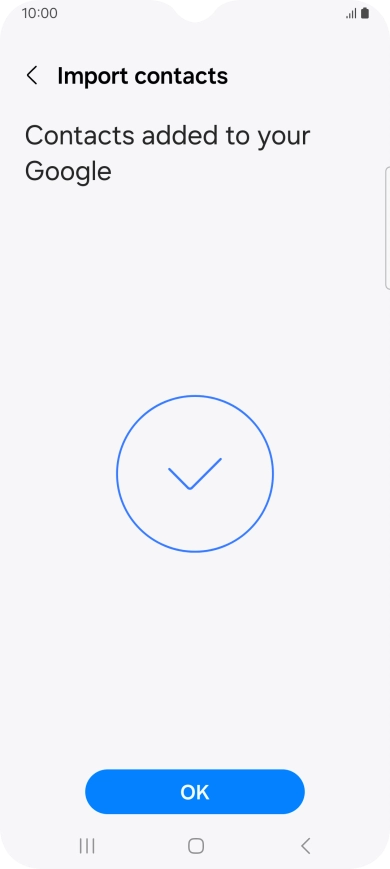 Press OK. Press OK.