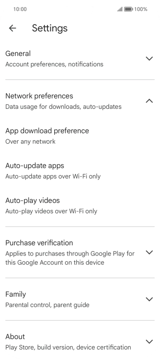 Press Auto-update apps. Press Auto-update apps.
