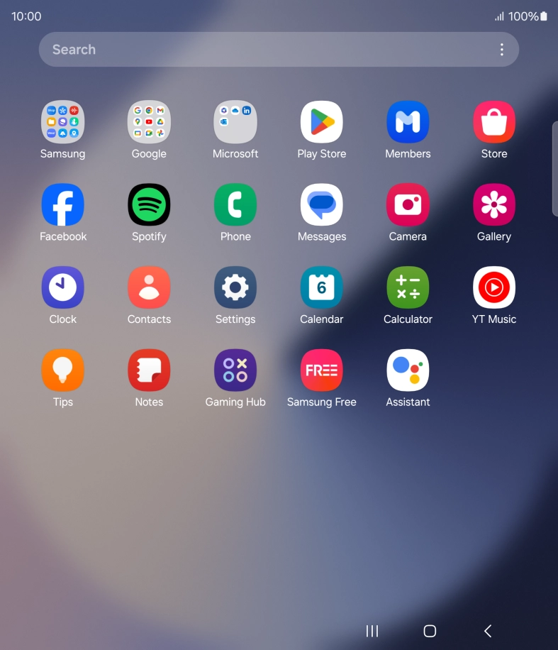 Press Samsung.