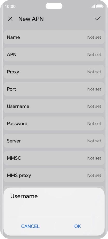 Key in wap and press OK. Key in wap and press OK.