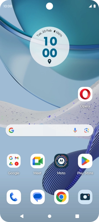Slide two fingers downwards starting from the top of the screen.