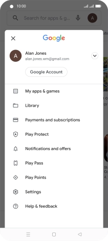 Press My apps & games.