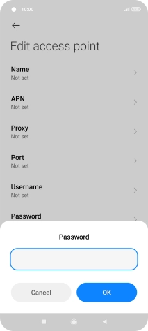 Key in wap and press OK. Key in wap and press OK.
