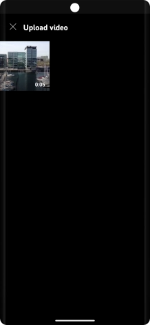 Press the required video clip. Press the required video clip.