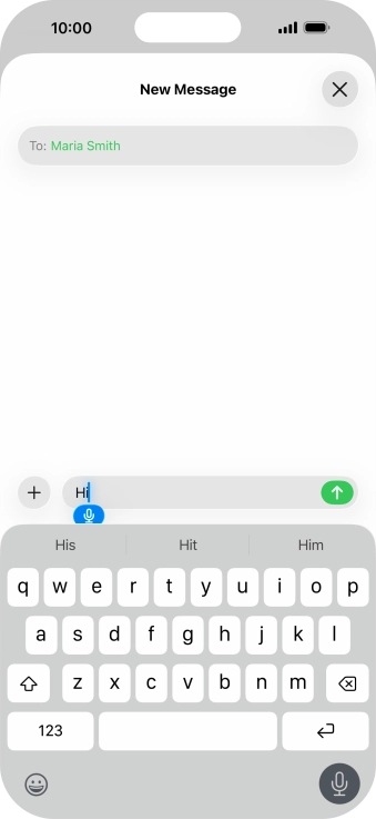 Press the microphone icon to end dictation. Press the microphone icon to end dictation.