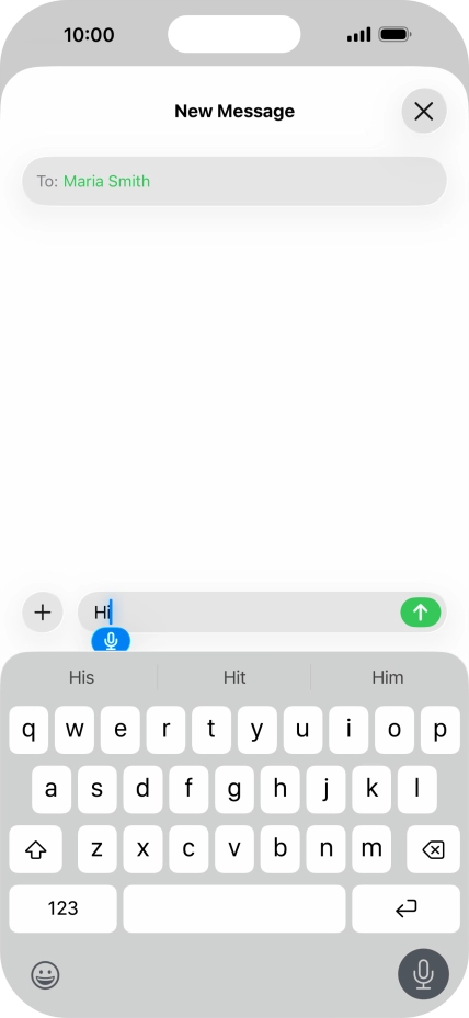 Press the microphone icon to end dictation. Press the microphone icon to end dictation.