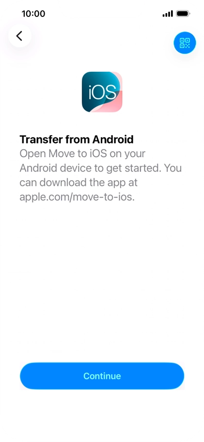 To transfer content to your phone, you need to install the app To transfer content to your phone, you need to install the app
