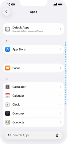 Press App Store.