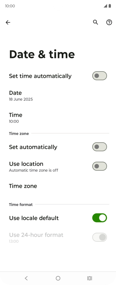 Press the indicator next to Press the indicator next to