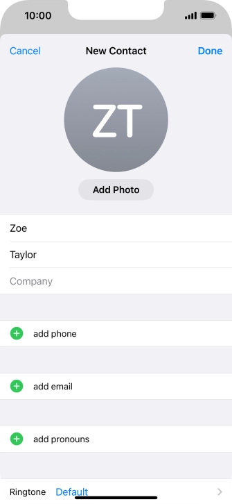 Press add phone. Press add phone.