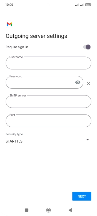Press the indicator next to Press the indicator next to