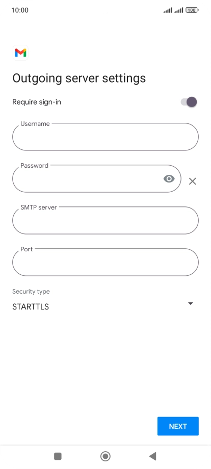 Press the indicator next to Press the indicator next to