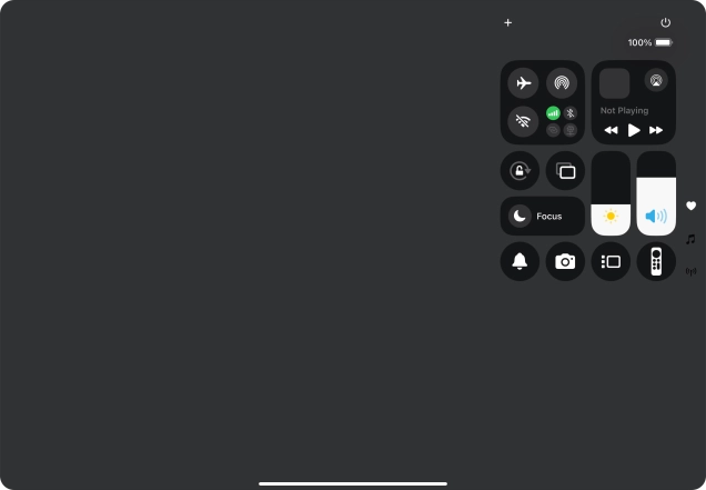 Press the Stage Manager icon to turn on the function. Press the Stage Manager icon to turn on the function.
