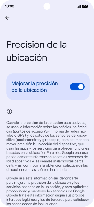 Si pulsas el indicador junto a Si pulsas el indicador junto a