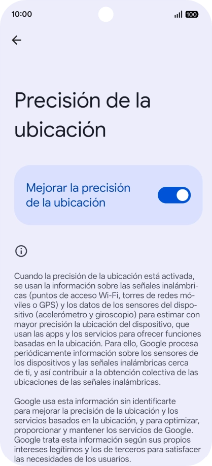 Si pulsas el indicador junto a Si pulsas el indicador junto a