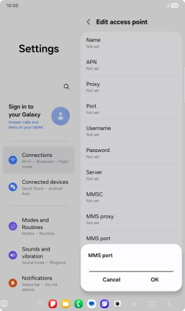 Key in 8799 and press OK.