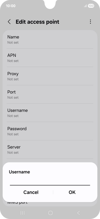 Key in wap and press OK. Key in wap and press OK.