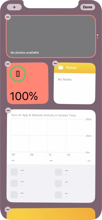 Press the add icon.