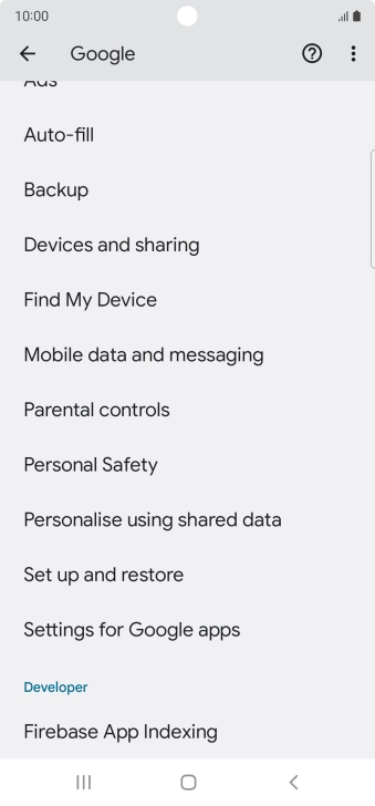 Press Find My Device. Press Find My Device.
