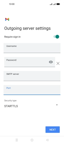 Press the drop down list below 