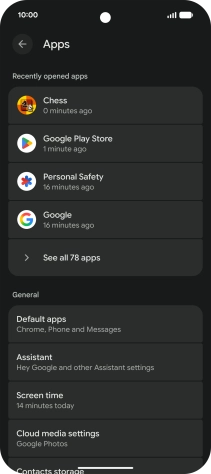 Press See all apps. Press See all apps.