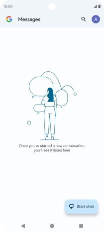 Press the profile icon. Press the profile icon.