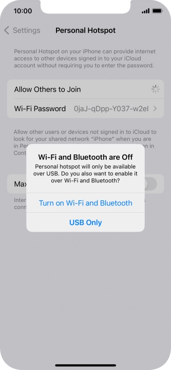If Wi-Fi is turned off, press Turn on Wi-Fi and Bluetooth. If Wi-Fi is turned off, press Turn on Wi-Fi and Bluetooth.