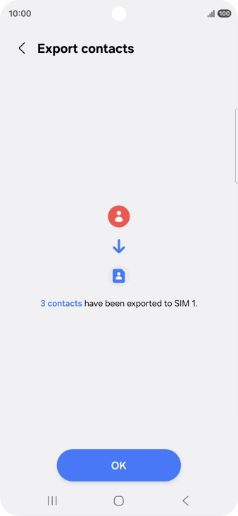 Press OK. Press OK.