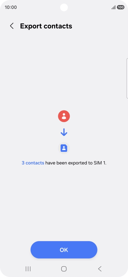 Press OK. Press OK.