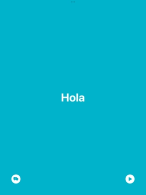 Press the split view icon to go back to display of both languages. Press the split view icon to go back to display of both languages.