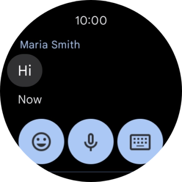 Press the microphone icon. Press the microphone icon.
