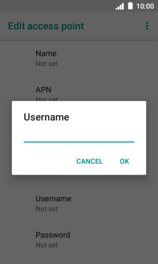 Key in wap and press OK. Key in wap and press OK.