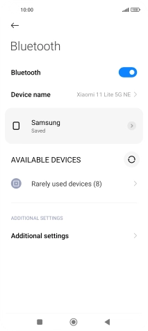 Press the Home key to return to the home screen. Press the Home key to return to the home screen.