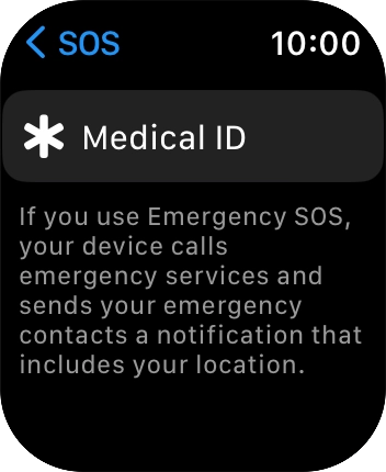 Press Medical ID.