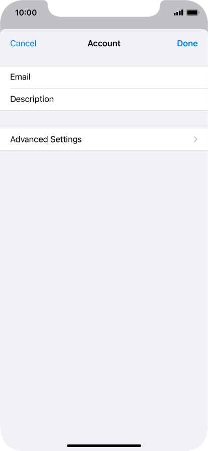 Press Advanced Settings. Press Advanced Settings.