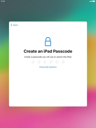 Press Passcode Options. Press Passcode Options.