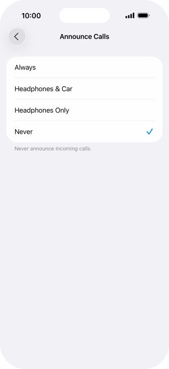 Press Always to turn on the function when silent mode is turned off.