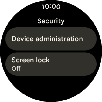 Press Screen lock. Press Screen lock.