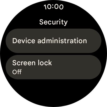 Press Screen lock. Press Screen lock.