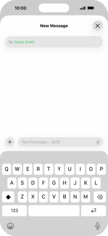 Press the microphone icon and say the required text. Press the microphone icon and say the required text.