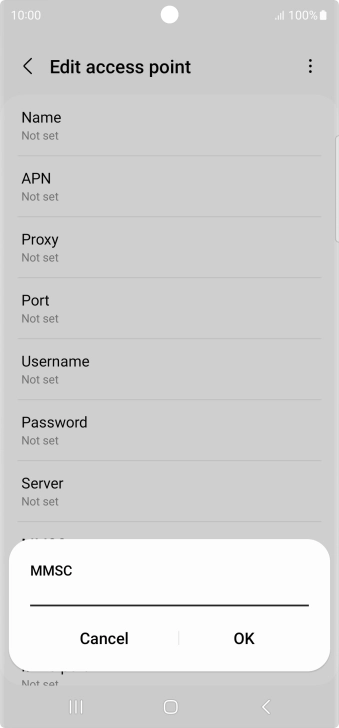 Key in http://mms.vodafone.co.uk/servlets/mms and press OK.
