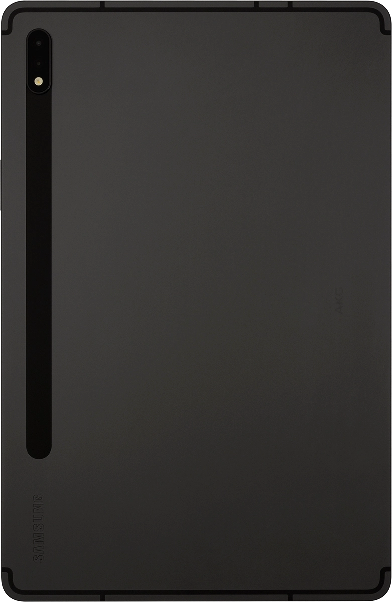 Point the camera lens at the back of your tablet at the required object to take a picture or record a video clip.